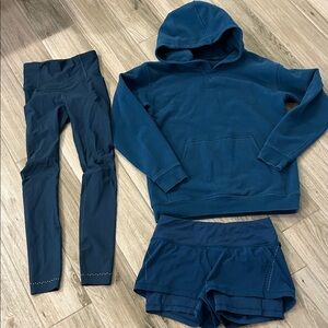lululemon bundle -  Hoodie, Leggings & Shorts